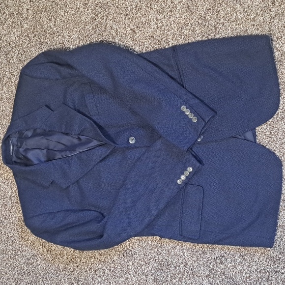 Samuelsohn Men's Blazer 100% Wool Size 44 Tall - Picture 1 of 12